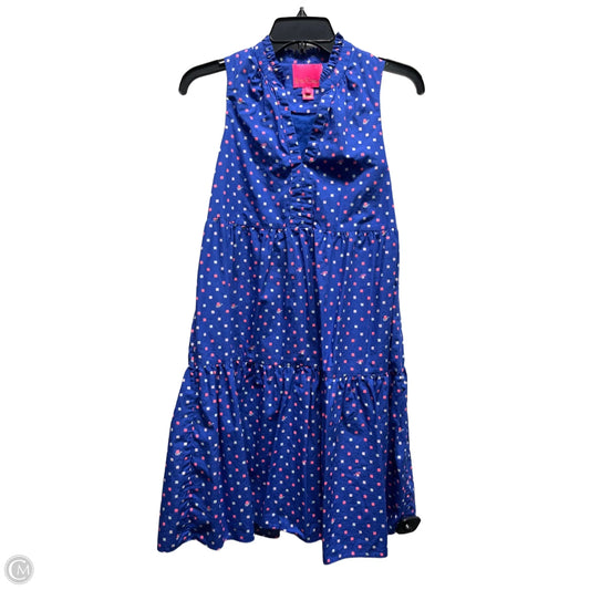 Dress Designer By Lilly Pulitzer In Blue & Pink, Size: Xs
