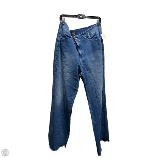 Jeans Wide Leg By Not Your Daughters Jeans In Blue Denim, Size: 18