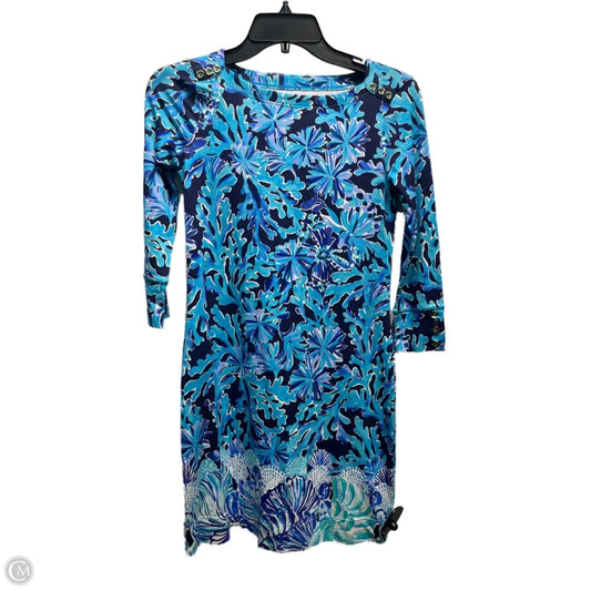 Dress Designer By Lilly Pulitzer In Blue, Size: Xxs