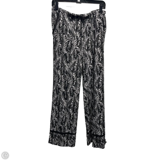 Pants Wide Leg By Michael By Michael Kors In Black & White, Size: S