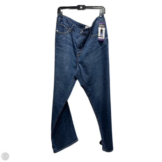 Jeans Straight By edited In Blue Denim, Size: 16