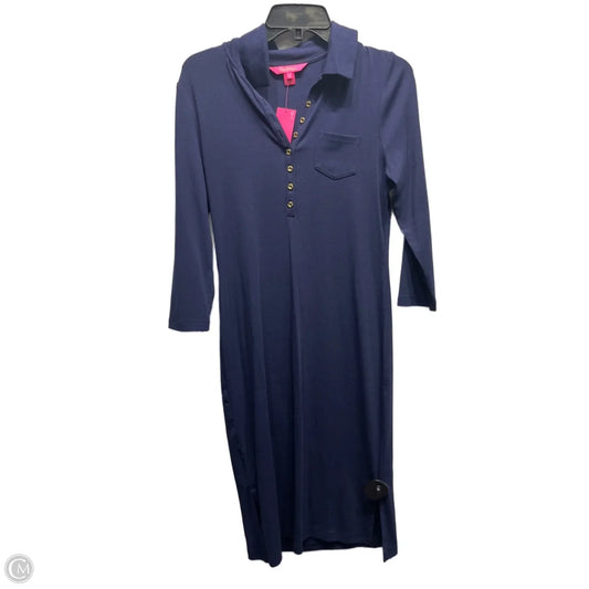 Dress Designer By Lilly Pulitzer In Navy, Size: S