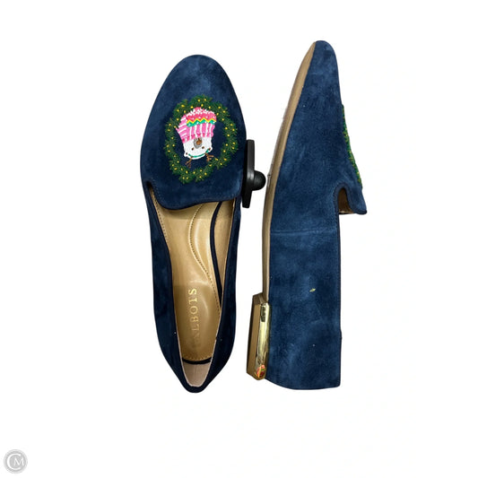 Shoes Flats By Talbots In Blue & Green, Size: 6.5