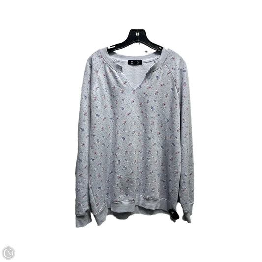 Sweatshirt Crewneck By VINYL In Blue, Size: L