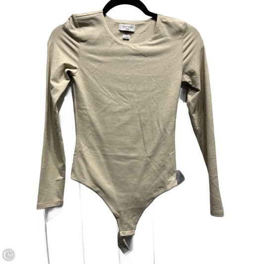 Bodysuit By Clothes Mentor In Tan, Size: S