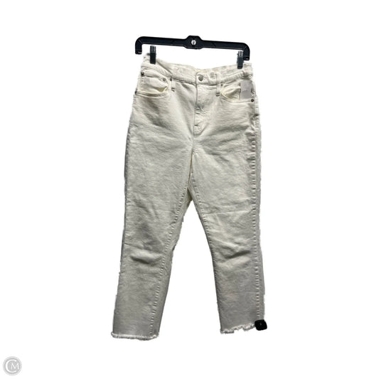 Jeans Straight By Madewell In White Denim, Size: 2