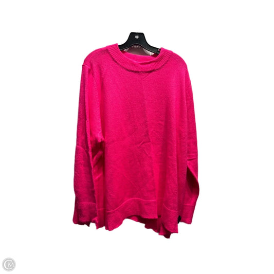 Sweater By Lane Bryant In Pink, Size: 2x