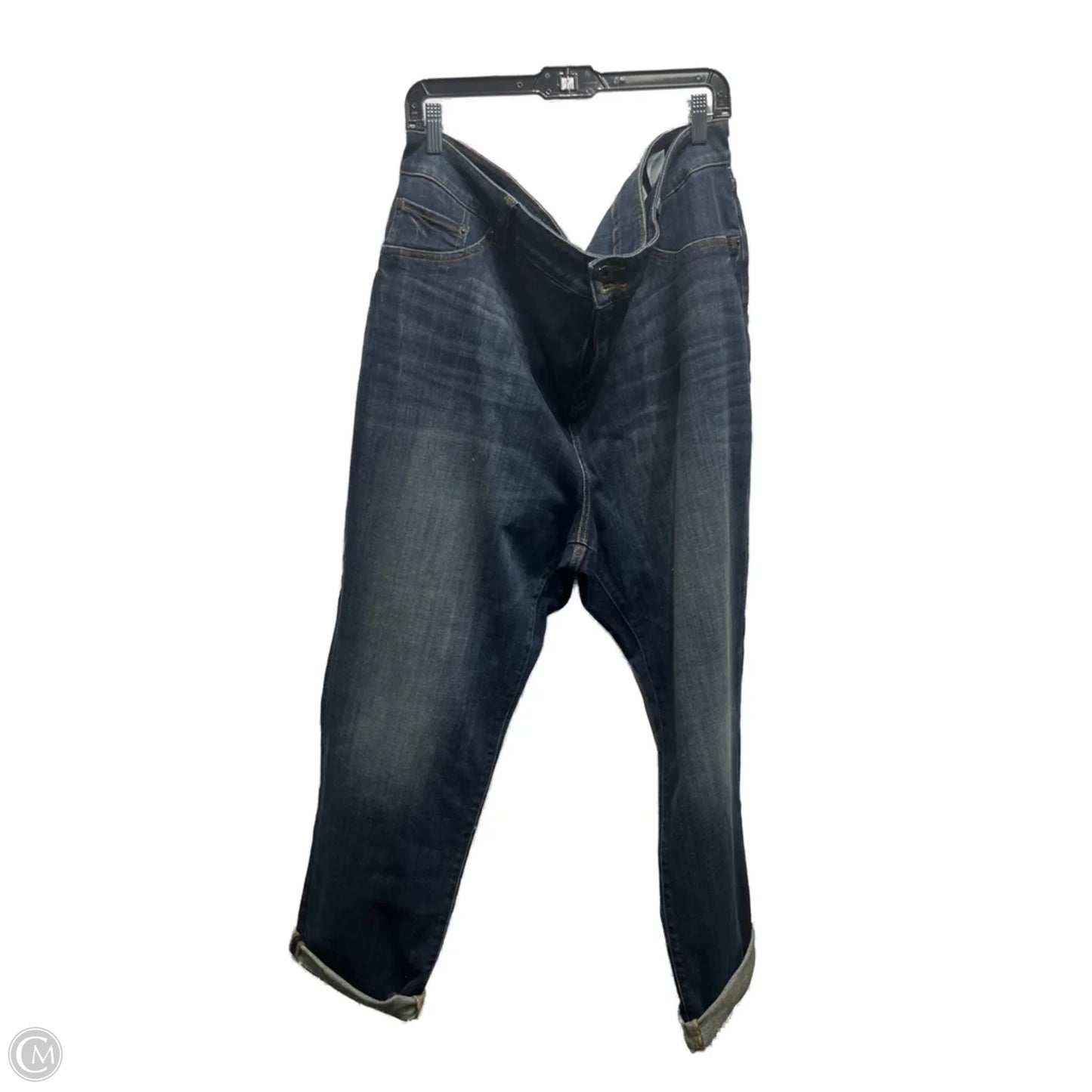 Jeans Straight By Lucky Brand In Blue Denim, Size: 24