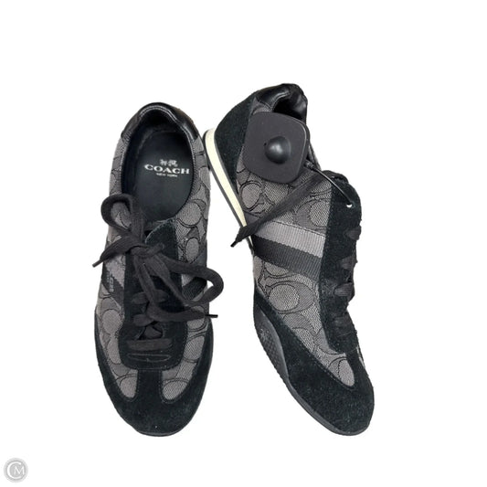 Shoes Designer By Coach In Black, Size: 7.5