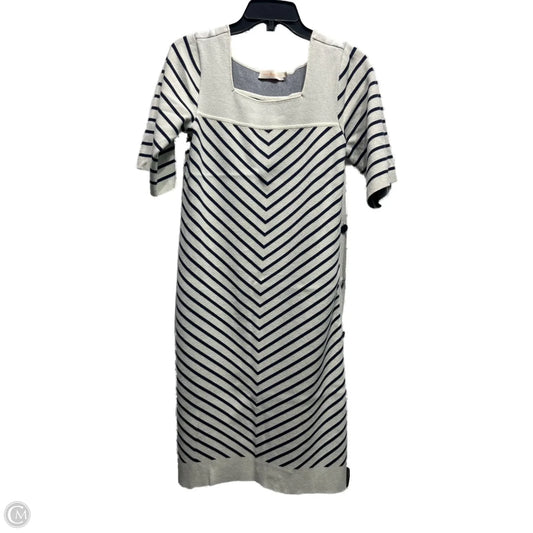 Dress Designer By Tory Burch In Blue & White, Size: M