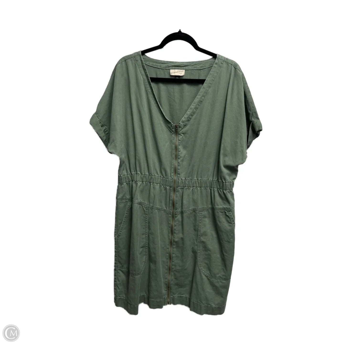 Dress Casual Short By Universal Thread In Green, Size: Xxl