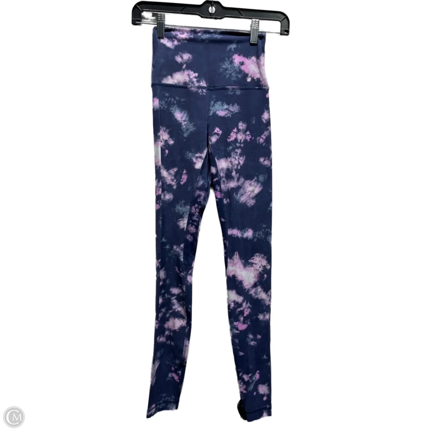 Athletic Leggings By Lululemon In Blue & Pink, Size: 2