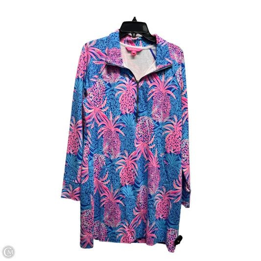 Dress Designer By Lilly Pulitzer In Blue & Pink, Size: L