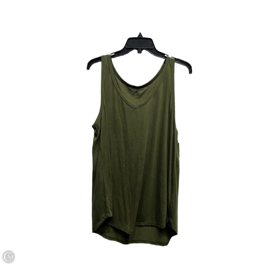 Top Sleeveless Basic By Ana In Green, Size: Xl