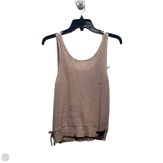 Top Sleeveless By Moon And Madison In Mauve, Size: L