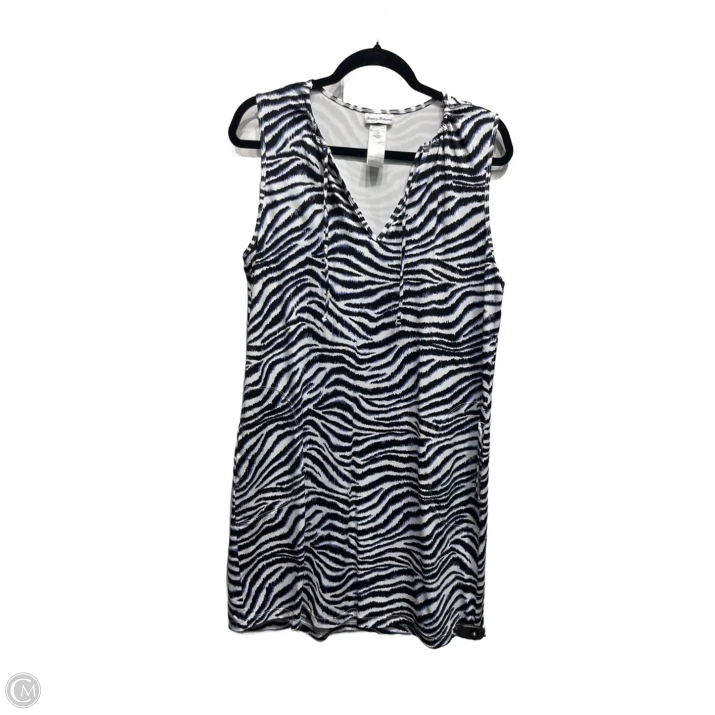 Dress Casual Short By Tommy Bahama In Blue & White, Size: L