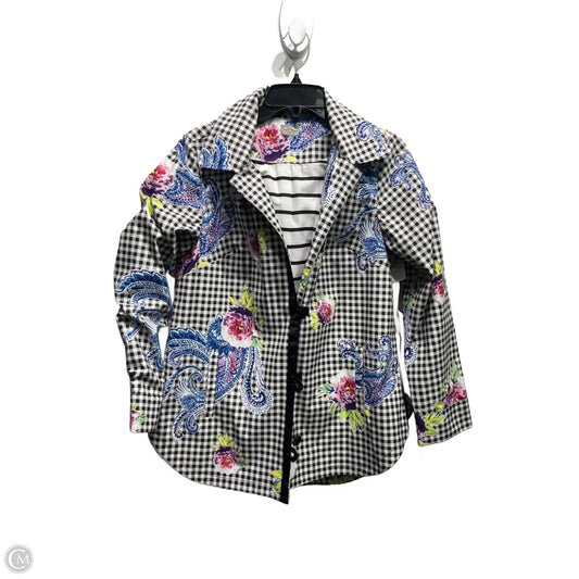 Jacket Other By Chicos In Black & White, Size: S
