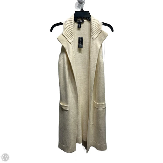 Vest Other By White House Black Market In Cream, Size: Xs