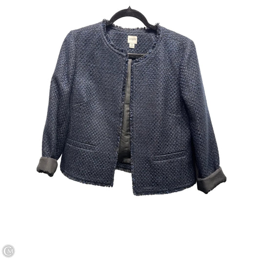 Blazer By J. Crew In Black & Blue, Size: M