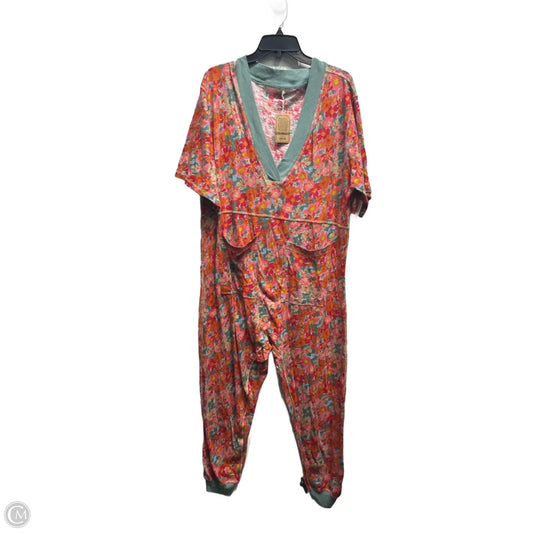 Jumpsuit By Natural Life In Green & Orange, Size: Xs