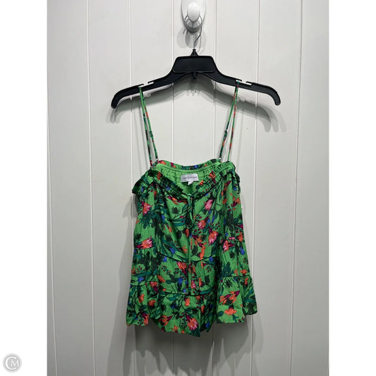 Top Sleeveless By lost and wander In Green, Size: S