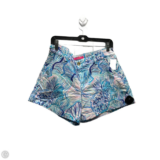 Shorts Designer By Lilly Pulitzer In Blue & Pink, Size: 12