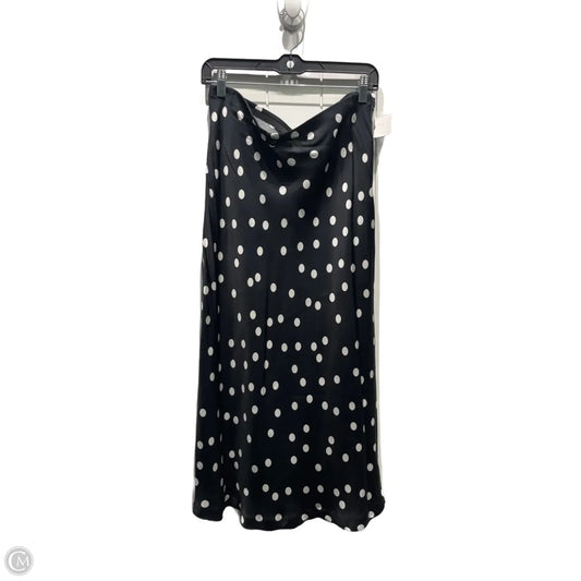 Skirt Maxi By On 34th In Black & White, Size: L