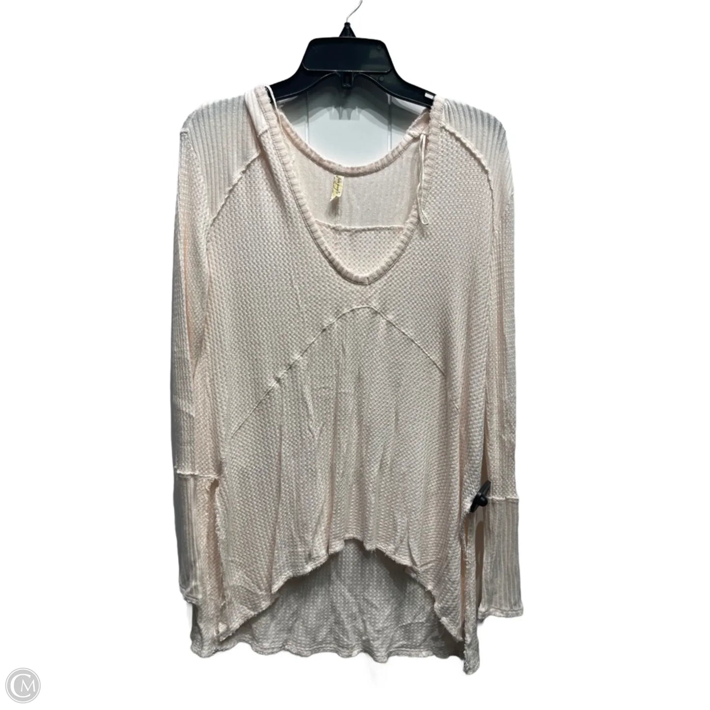 Top Long Sleeve By Free People In Pink, Size: Xs