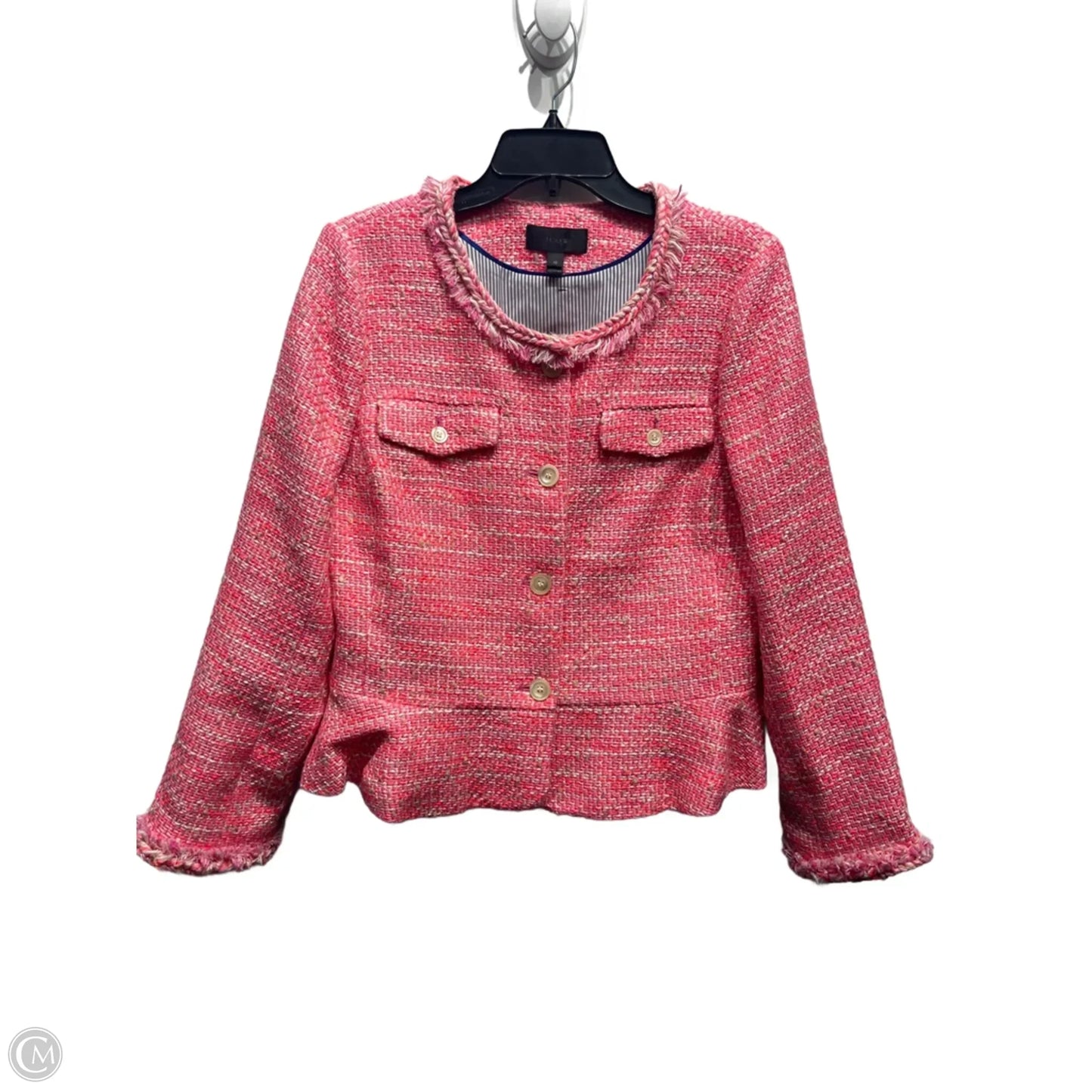 Jacket Other By J. Crew In Pink & Purple, Size: L