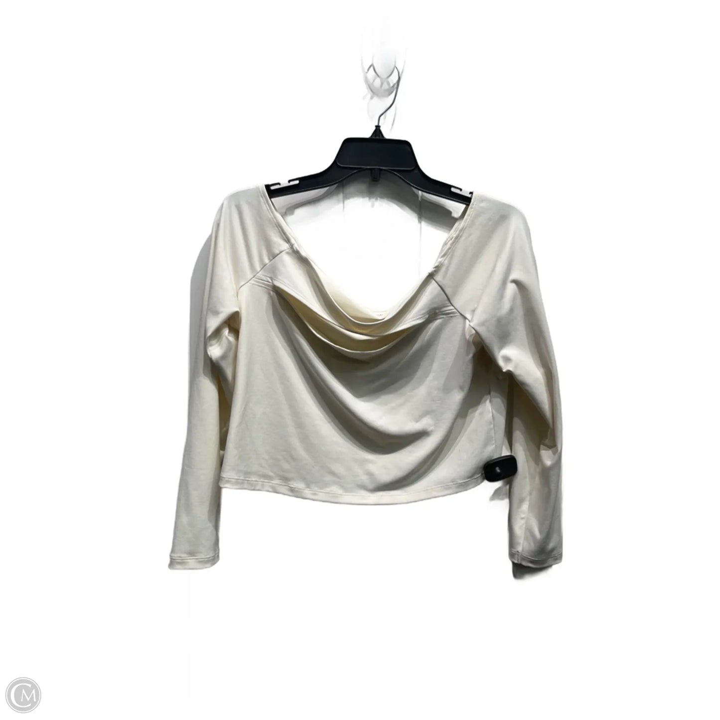 Top Long Sleeve By Abercrombie And Fitch In Cream, Size: Xl