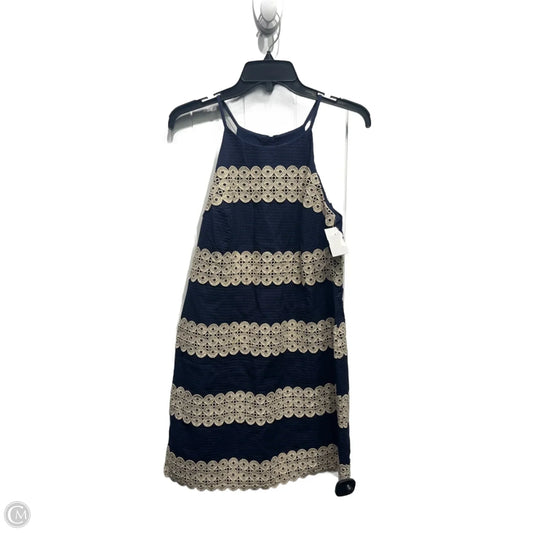 Dress Designer By Lilly Pulitzer In Blue & Gold, Size: S