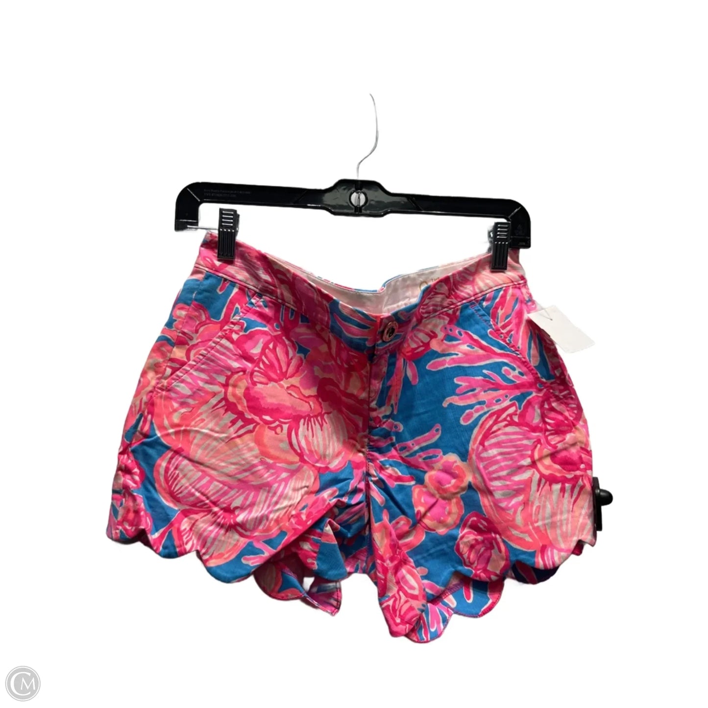Shorts Designer By Lilly Pulitzer In Blue & Pink, Size: 0