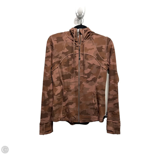 Athletic Jacket By Lululemon In Brown, Size: 8