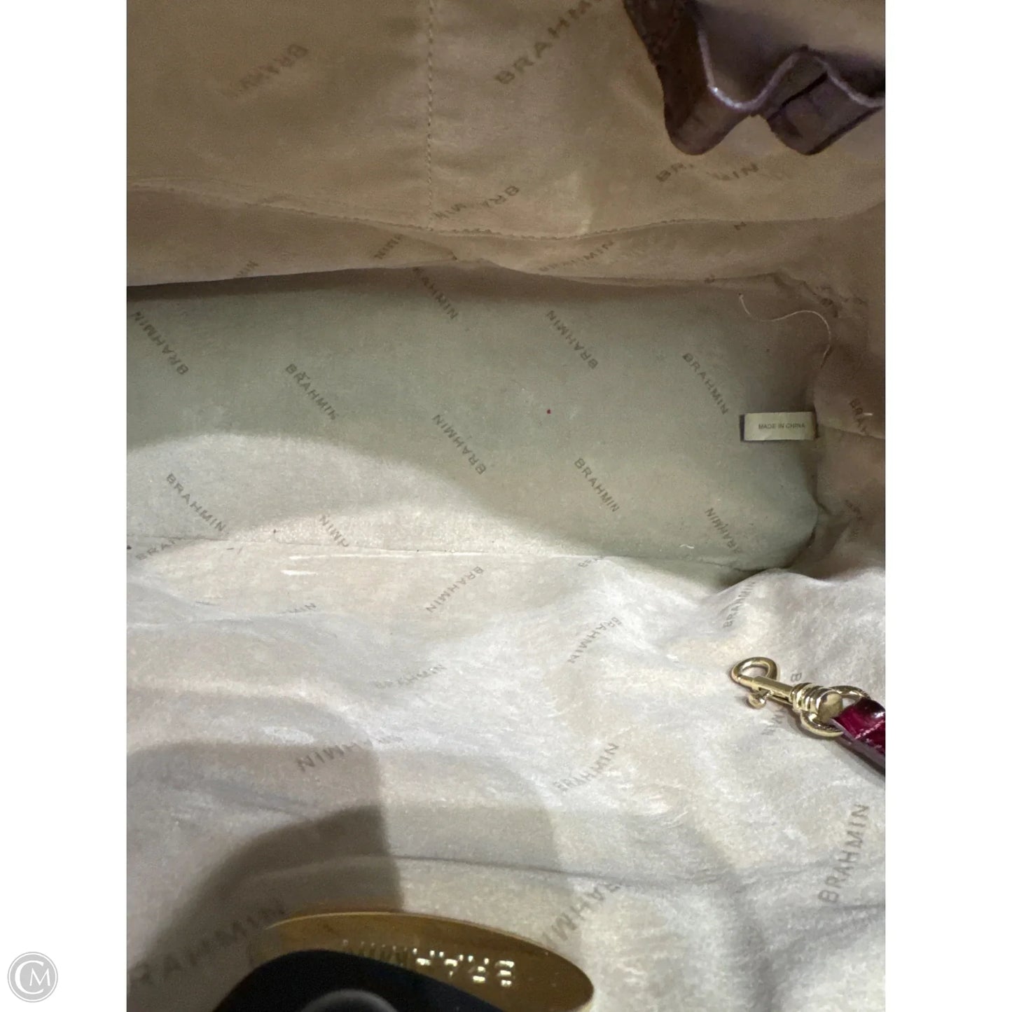 Handbag Designer By Brahmin, Size: Medium