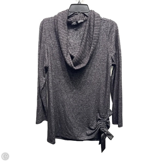 Top Long Sleeve By White House Black Market In Grey, Size: M