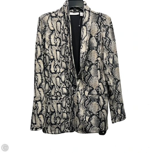Blazer By Susan Graver In Black & Brown, Size: Xs