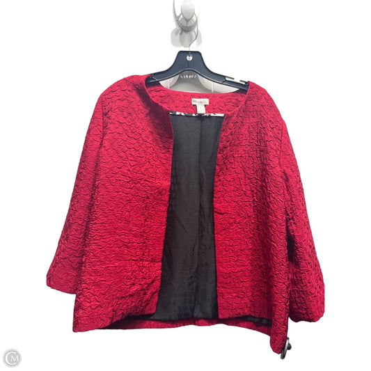 Blazer By Chicos In Red, Size: M