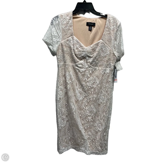Dress Party Short By R And M Richards In White, Size: 10