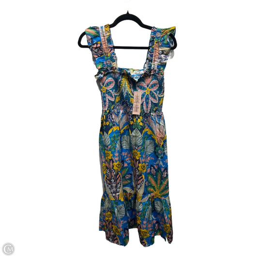 Dress Casual Short By Nanette Lepore In Blue & Green, Size: S