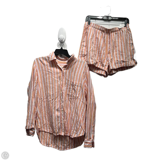 Skirt Set 2pc By Universal Thread In Orange & Pink, Size: M