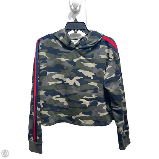 Sweatshirt Hoodie By Bb Dakota In Camouflage Print, Size: M