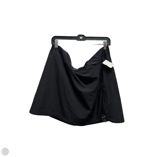Skort By Lands End In Black, Size: 18