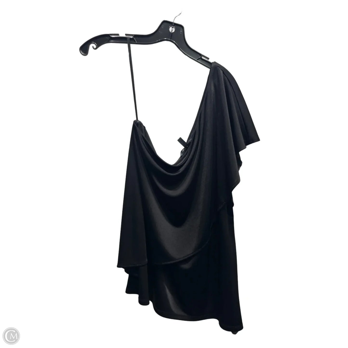 Top Short Sleeve By White House Black Market In Black, Size: L