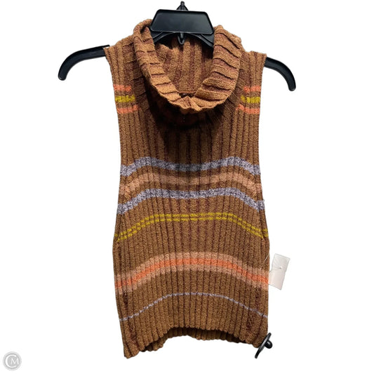 Top Sleeveless By Free People In Brown, Size: Xl