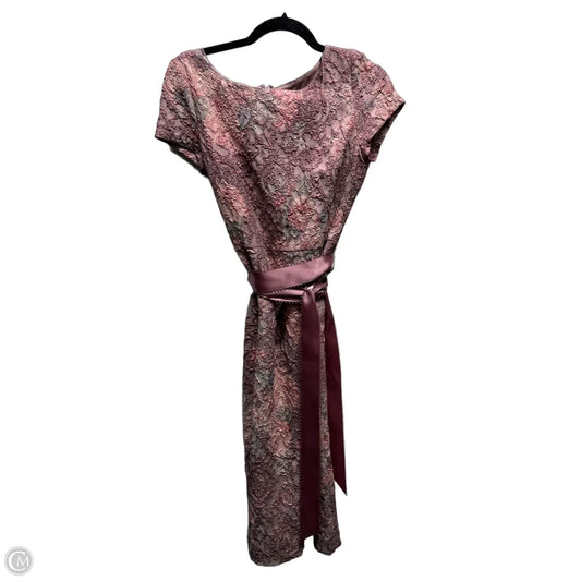 Dress Party Short By Adrianna Papell In Pink & Purple, Size: 4