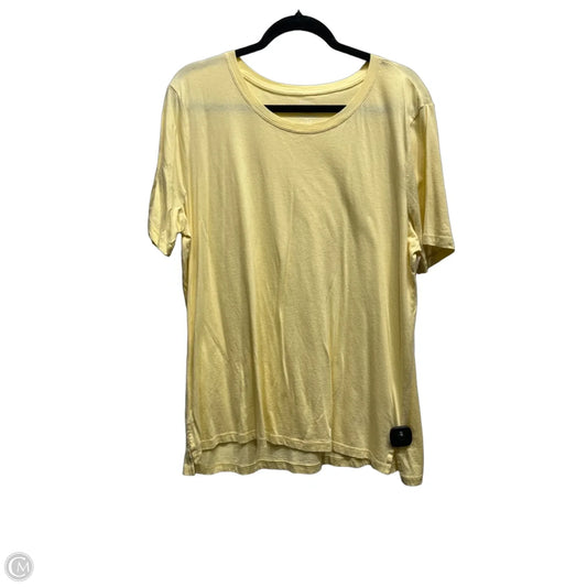 Top Short Sleeve Basic By Members Mark In Yellow, Size: Xxl