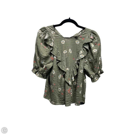 Top Short Sleeve By Ana In Green, Size: Sp