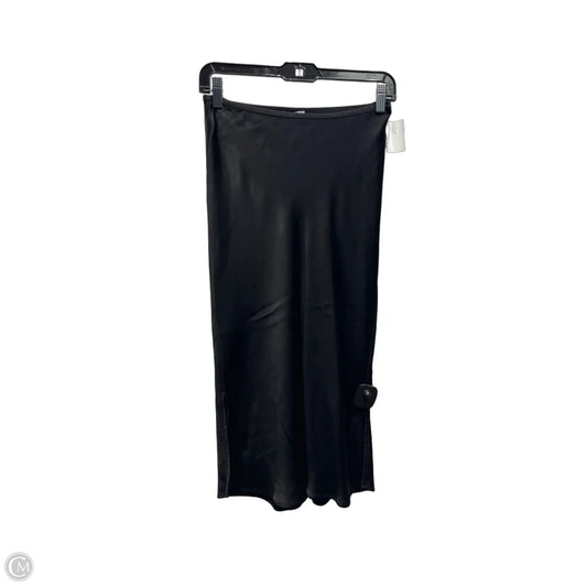 Skirt Midi By H&m In Black, Size: S