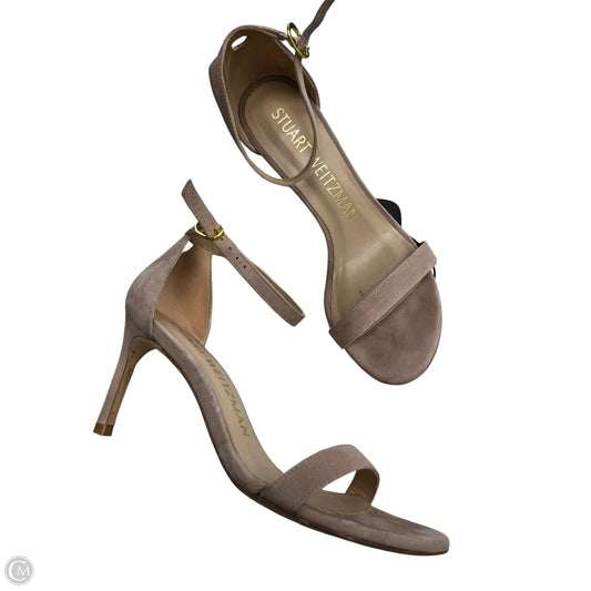 Sandals Designer By Stuart Weitzman In Tan, Size: 7