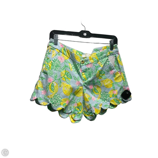 Shorts Designer By Lilly Pulitzer In Blue & Green, Size: 6